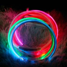 Led Dog Collar Luminous Usb Cat Dog Collar 3 Modos Levou Luz Brilhante Prevenção Perda Coleira LED Para Cães Pet Dog Acessórios - Image 2