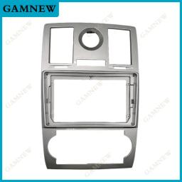 Estéreo do carro 9 Polegada adaptador de quadro de tela grande fáscia para chrysler 300c 2005-2007 2din traço montagem de áudio painel quadro kit - Image 2