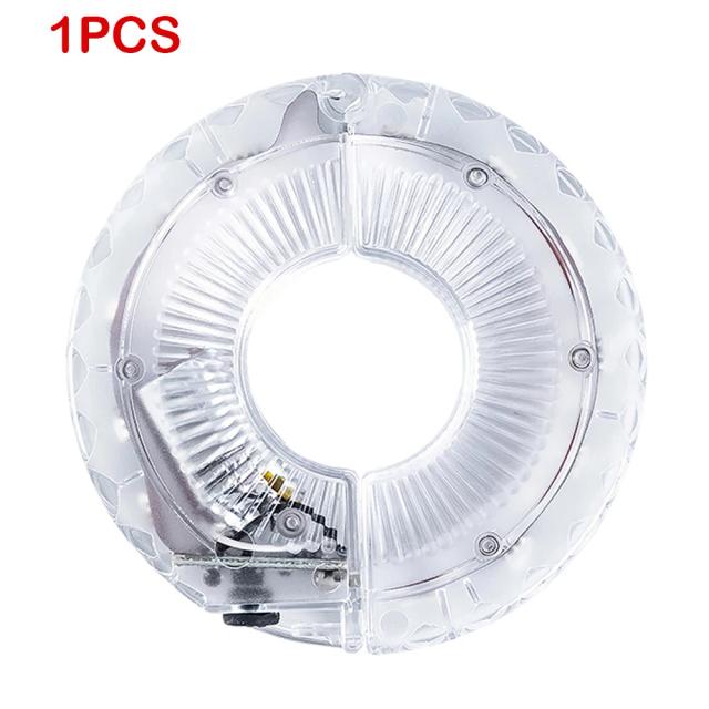 Luz de Bicicleta LED com 7 Cores e 18 Modos, Recarregável para Cubo da Cauda Dianteira, Ideal para Crianças e Ciclistas Equilibrados