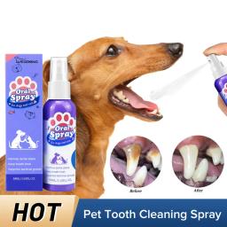 Dog Teeth Cleaning Spray, Oral Care, Gatos Boca Fresca, Removedor de manchas dentárias, Desodorante para animais de estimação, 30ml - Image 1