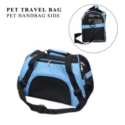 Portable Pet Carrier Bag para gatos e cães, Bolsa de viagem respirável, saco de transporte, malha, dobrável, cães pequenos - Image 3