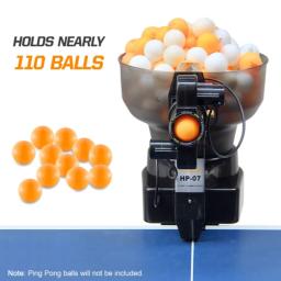 Robô de tênis de mesa portátil, máquina de bola de pingue-pongue, serve regulação de 40mm, bola de ping-pongue automática, treinamento de máquina de tênis de mesa - Image 1
