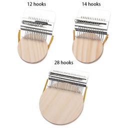 Máquina de escurecimento de metal para tear pequeno, Ferramentas têxteis DIY, Faz costura bonita, Fun Mending Loom, Speedweve Type Weave Tool - Image 2
