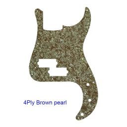 Peças de guitarra personalizada qualidade guitarra elétrica pickguard-para japão 4 cordas de precisão baixo p baixo guitarra pickguard placa de risco - Image 4