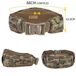 EMERSON-acolchoado Molle cinto de cintura para homens, Airsoft Combat Belt, AOR2, EM9086B, suporte de cintura - Image 2