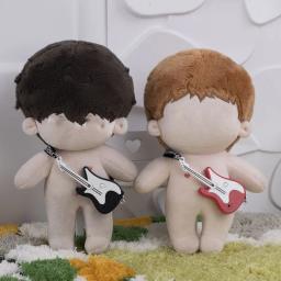 Guitarra Elétrica Miniatura Multicolor para Boneca, Instrumentos Musicais, Modelo de Cena, Adereços Fotográficos, Mini Acessórios, Presente, 15 cm, 20cm - Image 4
