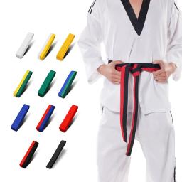 Cintos coloridos para Taekwondo, artes marciais, judô, karatê, taekwondo, uniforme de Aikido, cinto para crianças, adulto, 1pc - Image 2
