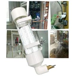 Alimentador pássaros para pássaros, gaiola automática suspensa, tigela comida, dispensador água potável para papagaio, baratas - Image 2