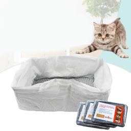 Cat Litter Box Mesh Liner Malas, Forros de excremento, Saco De Areia Do Gatinho, Filtro Pet, Higiênico, 10Pcs por Pacote - Image 5