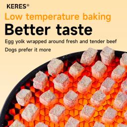 KERES Ração para Treinamento de Animais, Petisco para Cachorro, Gema de Ovo, Alta Proteína, Saudável e Delicioso, 180g - Image 3