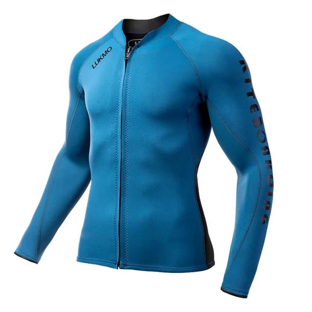 Wetsuit Masculino para Mergulho 2/3mm com Manga Longa - Jaqueta e Calça para Surf e Snorkeling