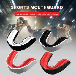 Lutando treinamento protetor de boca, Boxe Gum Shield, Slim Fit, Adulto esportes Mouthguard, Futebol Wrestling, Proteção Dentes - Image 3