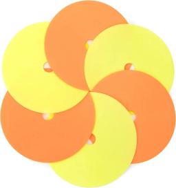 Cones planos Disco Marcador para o Futebol, Treinamento De Agilidade De Velocidade, Marcadores Portáteis, Equipamento Indeformável, Esportes De Basquete, 20PCs - Image 5
