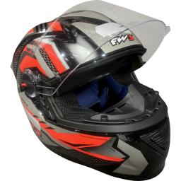 Capacete  FW3 GT Racing Bolt Design Com Narigueira - Image 6