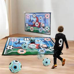 Conjunto de tapete de jogo de futebol ao ar livre indoor brinquedos de futebol multiplayer jogos de futebol competitivos crianças treinamento de futebol presentes do menino - Image 1