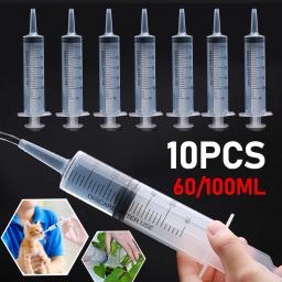 Seringas plásticas sem agulha para alimentação animal, Seringas descartáveis, Seringa de cola, Ferramentas de cozinha, Bulk, sem agulha, 60 ml, 100ml - Image 1