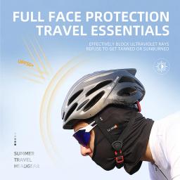 Bicicleta OCIDENTAL-Proteção Solar Respirável Balaclava, Cool Headwear, Capacete de Verão, Esportes Cap, Corrida, Esqui, BTT, Bicicleta, Ciclismo Chapéus - Image 2