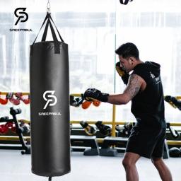 Couro sintético vazio Boxe Sandbag, saco pesado, Fitness, Sanda Alvo, Chute, Heavybag, MMA Formação, Punching Shell, 40 ", 46" - Image 4