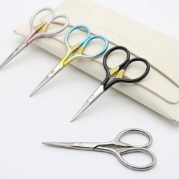 Tesoura em relevo para costura, ponto cruz retrô, prata antiga, tesoura pequena bonita vintage, corte de linha de pesca, tesoura de tecido DIY - Image 5