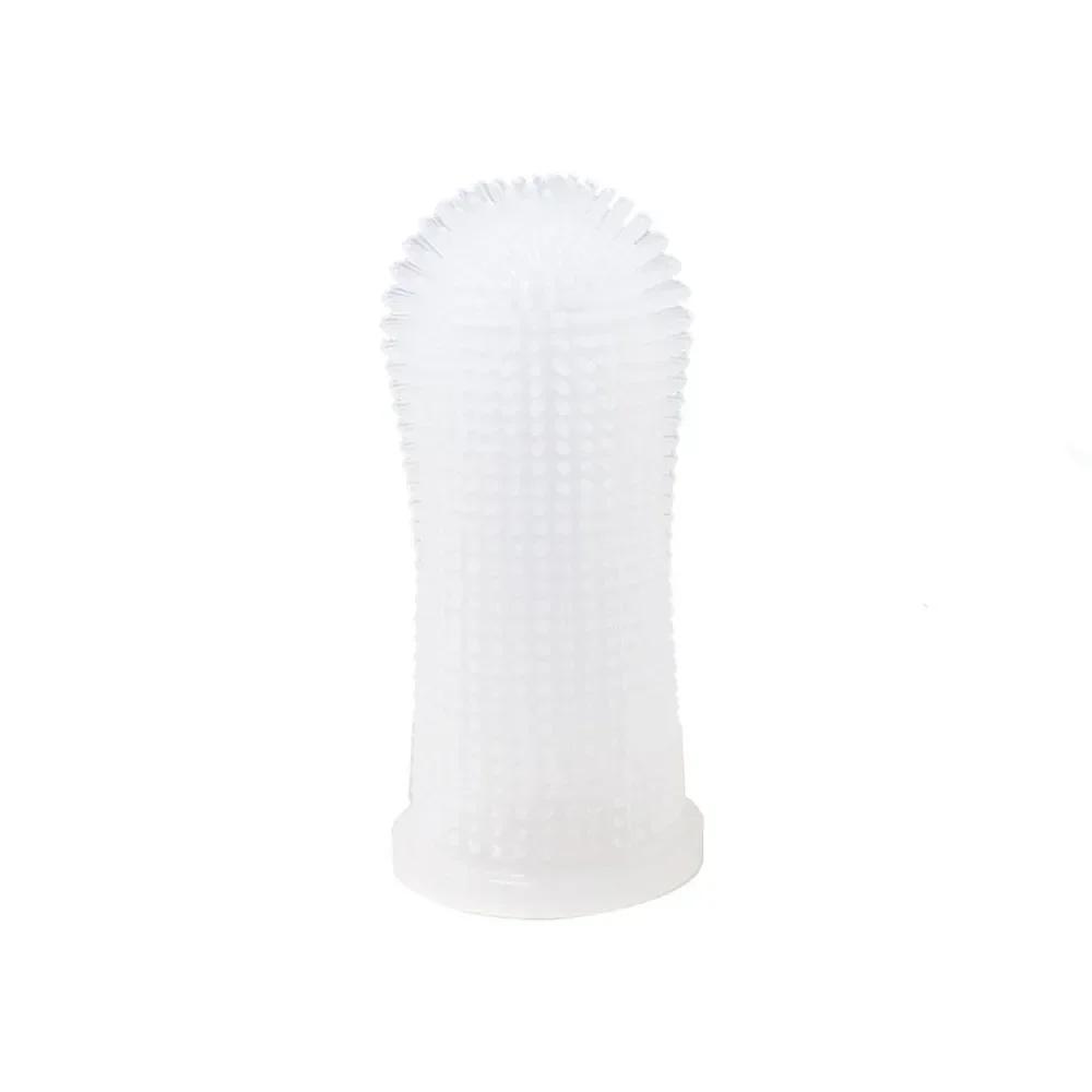 Escova de dentes de silicone para animais de estimação Escova de dentes para cães Escova de dentes para gatos para cachorros pequenos e grandes - Image 1