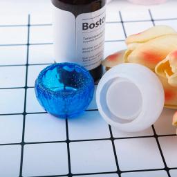 Kit de moldes de resina de silicone, 24 peças, moldes de resina epóxi incluindo esfera, cubo, pirâmide, quadrado, redondo, usado para criar arte, faça você mesmo - Image 3