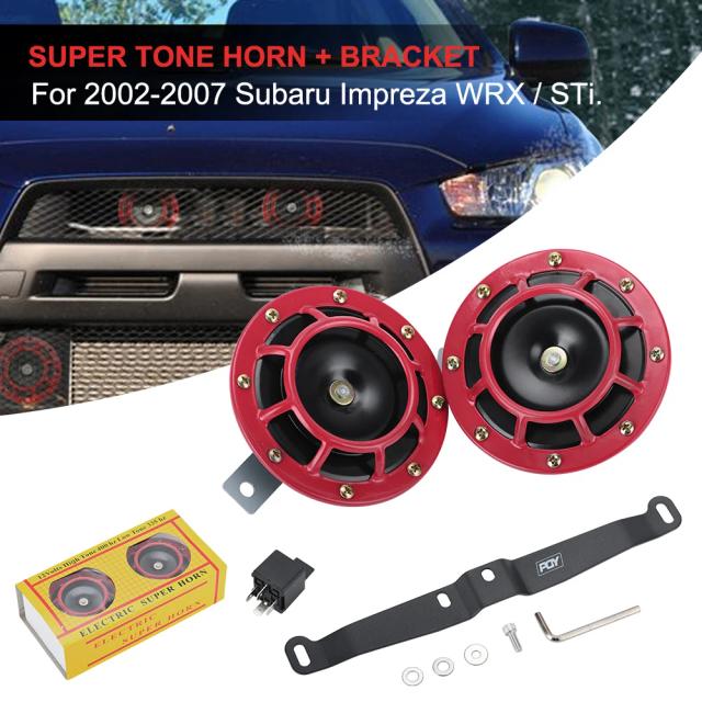 Kit de Chifragem Elétrica Compacto 12V 115dB para Motocicleta e Carro com Suporte - 2 Peças LB31 + DHB01