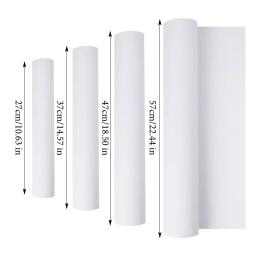 Rolo branco da lona do algodão, rolo 5m, apropriado para a pintura a óleo, pigmento acrílico, 27cm,37cm,47cm,57cm largamente, hb-02 - Image 6