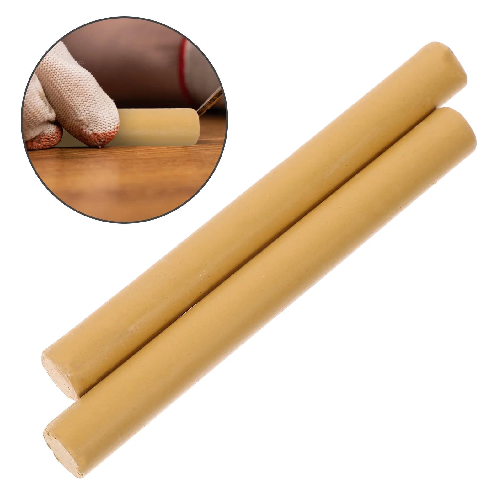 Vara De Enchimento De Cera De Madeira, Móveis Marcador Canetas, Floor Scratch Repair Kit Filler, 2 pcs - Image 1