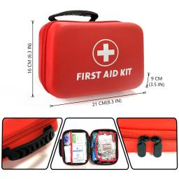 Kit de primeiros socorros de emergência para acampamento ao ar livre, Saco médico portátil para caminhadas, Resgate de emergência em casa - Image 4