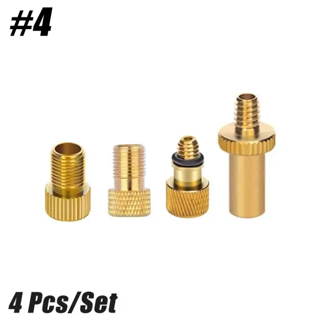 Kit Completo de Adaptadores para Inflar Pneus de Moto com Válvulas de Bola e Agulha