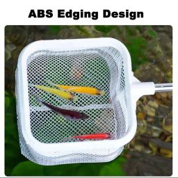 Aquarium Square Fishing Net com ventosa, cabo longo extensível, equipamento de pesca para pegar peixe, tanque de camarão, acessórios limpos - Image 3