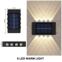 Impermeável Solar Powered Lâmpada de Parede, Up and Down Light, Iluminar, Casa, Jardim, Quintal Decoração, Exterior, Sunlights - Image 6