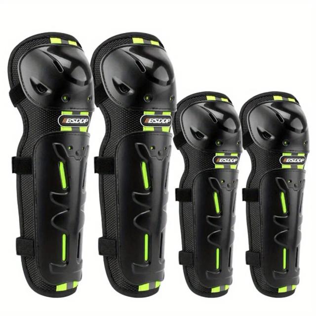 Kit Joelheira e Cotoveleira Moto 4 Peças