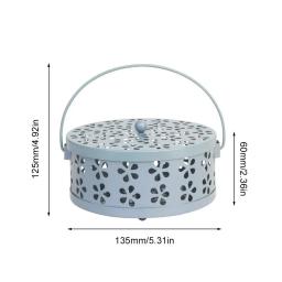 Portable Mosquito Coil Tray Holder, anti-fogo sândalo incenso queimador caixa, repelente de insetos, Home Supplies - Image 6