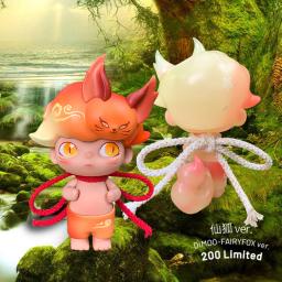 Dimoo Fairyfox e Mozilla Ver Anime Mystery Figure Toys, Ação Kawaii, modelo de coleção fofa, Presentes Hobbies, 200 Limited, 18cm - Image 2