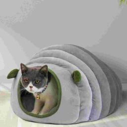 Saco de dormir quente para pet, cama de gato, linda casa de gato, ninho para cachorro pequeno, esteira, cama de gato, 1pc - Image 6