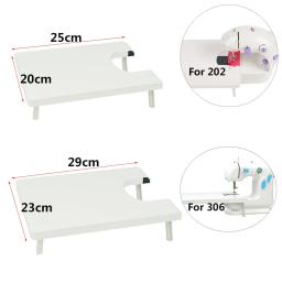 Mesa de extensão doméstica Mini máquina de costura, placa plástica para costureira alfaiate, ferramentas DIY, 202/306 - Image 6