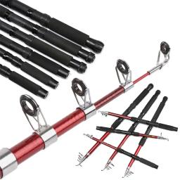 Portátil telescópico Pesca Rod, Fibra de vidro ao ar livre, Pesca Rod Mar, Spinning Rod, duro e durável Pólo, Tackle Tools, 1.5-3.0m - Image 1