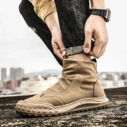 Moda 2025 botas masculinas nova plataforma sapatos casuais masculinos oferta barata designer antiderrapante venda quente de alta qualidade confortável y2k - Image 1