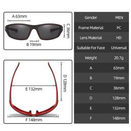Óculos de sol polarizados para homens e mulheres, óculos de sol para esportes ao ar livre, óculos de sol UV400, 2022 - Image 6