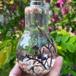 Mini Betta Fish Tank Ornamento, Plantas De Aquário Decoração, Fundo, Pet Acessórios Suprimentos, Paisagem, Bulbo Ecológico, Garrafa - Image 5