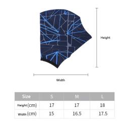 Unisex natação nadadeiras mão nadadeiras, dedo Webbed Paddle, luvas de água, equipamento de treinamento superior do corpo, nadadeiras, 1 par - Image 6