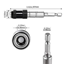 STONEGO-Suporte de broca pivô magnético, modos reto e pivô para metal e madeira, haste de extensão poderosa, 1pc - Image 6