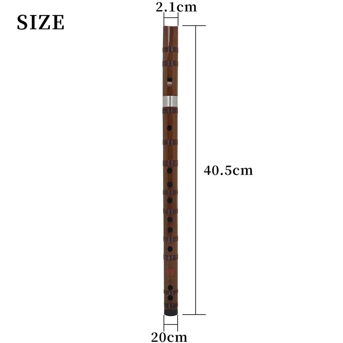 Flauta De Harpa De Bambu Com Caixa De Plástico, Pick C D E F G, Instrumentos Musicais De Sopros, Recomendado Para Iniciantes - Image 1