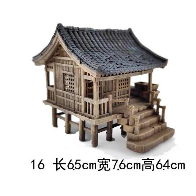 Paisagem em Miniatura: Decoração para Home Decor com Mini Peixes, Bonsai e Arquitetura Antiga