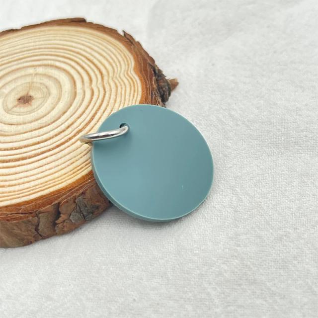 Tag Anti-Lost Personalizada em Silicone para Animais de Estimação com Nome e Telefone Gravados, Acessório Essencial para Coleiras de Cães