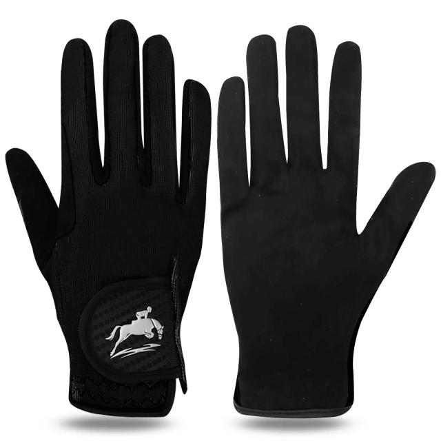 Luvas de Equitação Femininas Malha Respirável Conforto All-Weather
