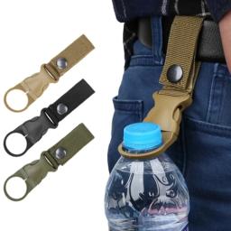 3 pçs garrafas de água fivela conjunto ao ar livre correias de náilon tático garrafa de água gancho mochila cabide cinto suporte garrafa de água clipe - Image 2