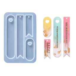 Molde de silicone oval, marcador de coração, resina epóxi, moldes de fundição para diy, resina epóxi, artesanato, ferramentas de fabricação, decoração de livros - Image 1