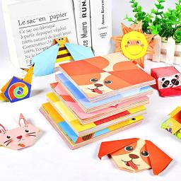 DIY Craft Kits 54 PCS Crianças Origami Livro De Papel para Animal Padrão 3D Puzzle Folding Toy Kids Handmade Jardim De Infância Artes Para L1 - Image 1